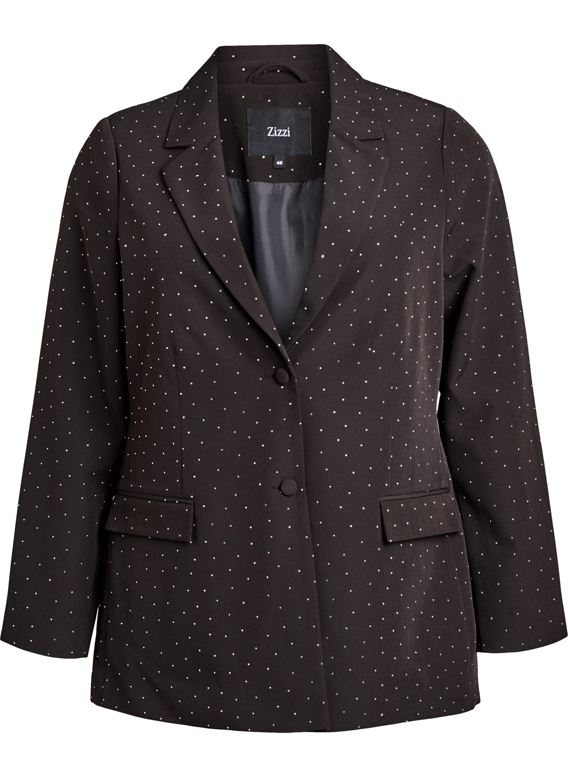 Blazer mit Strasssteinen