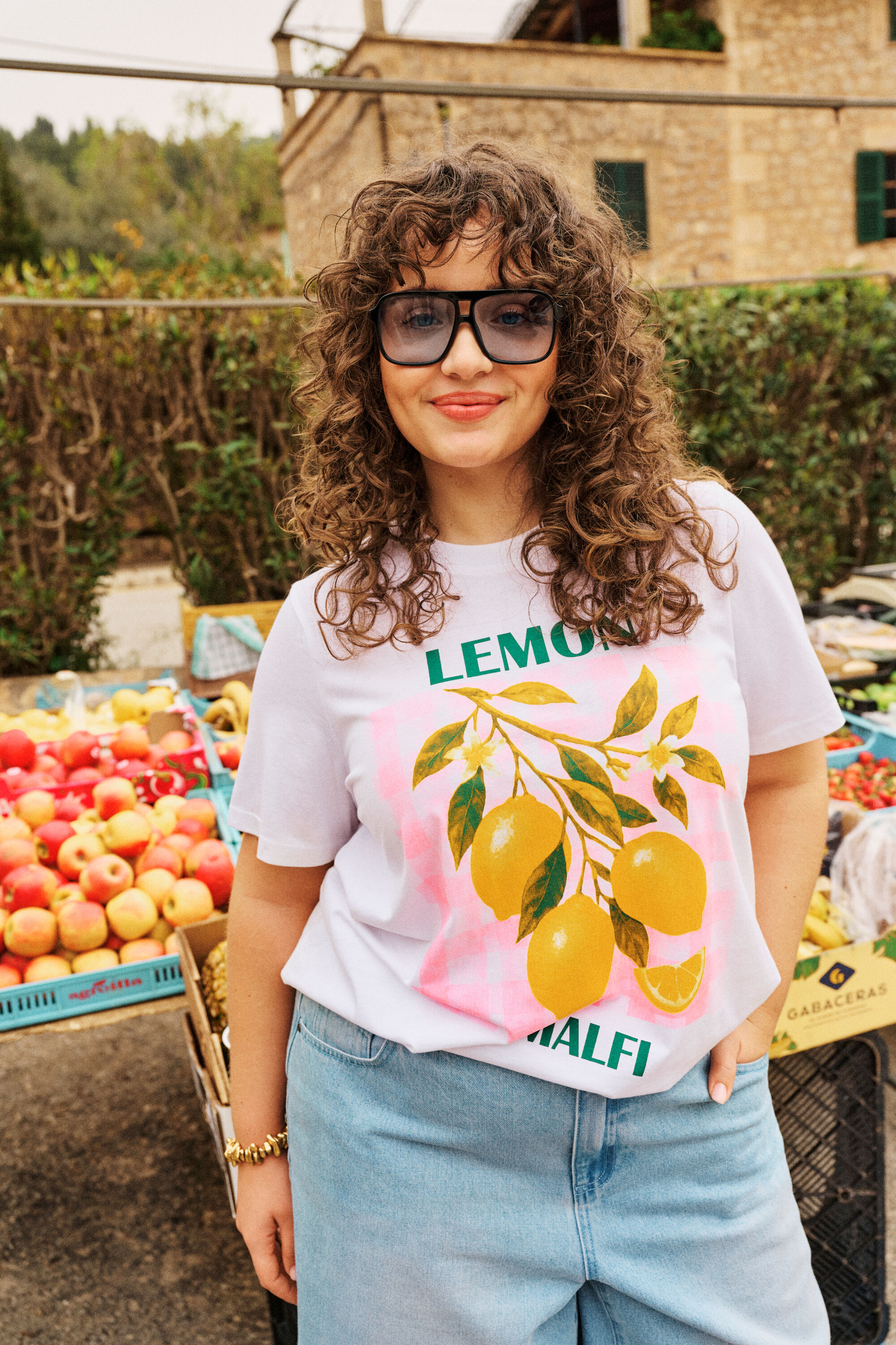 ZizziAmbiance m&eacute;diterran&eacute;enne fra&icirc;che en denim, , Model