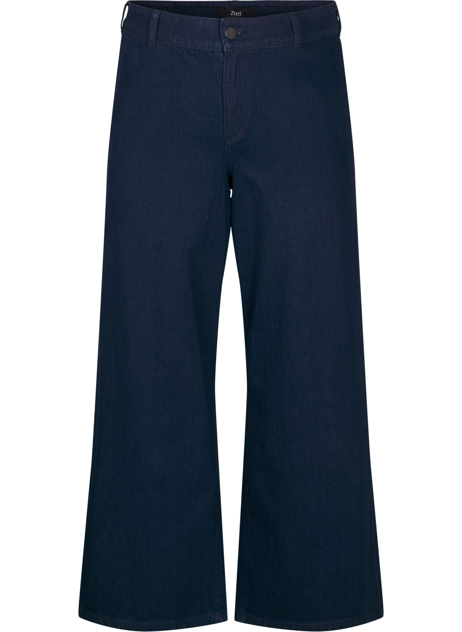 Zizzi Jean ample taille haute, Bleu, Packshot image number 0
