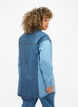 Veste en jean color block, Light Blue Denim, Model image number 1