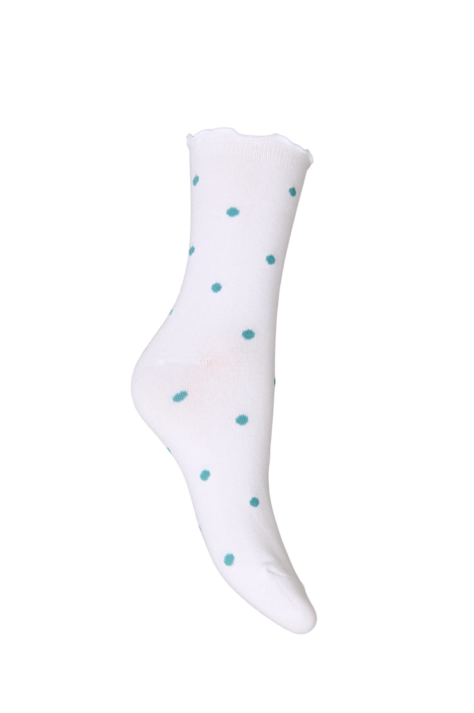 Zizzi Socken aus Baumwolle mit Mustern, Wei&szlig;, Packshot image number 1