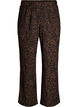 Pantalon avec texture ondul&eacute;e, Marron, Packshot image number 0