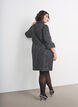 Robe en denim avec sequins et manches 3/4, Noir, Model image number 2