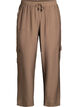 Cargohose mit hoher Taille, Beige, Packshot image number 0