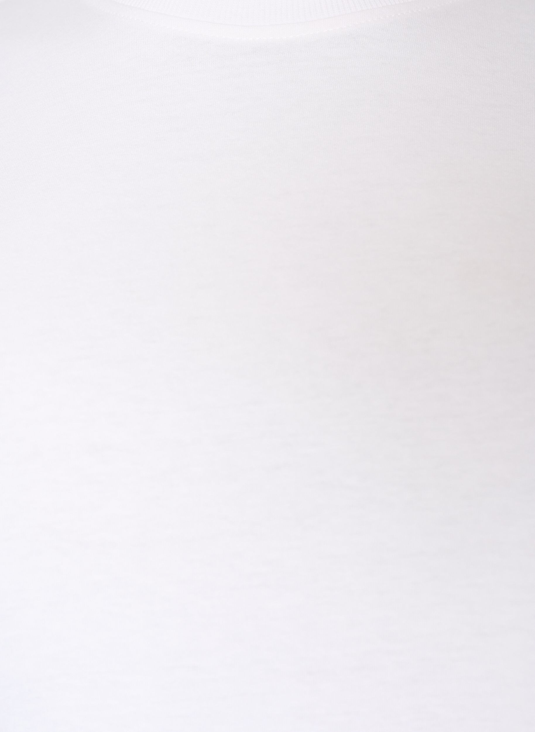 ZizziT-shirt en coton avec imprim&eacute;, Blanc, Packshot image number 2