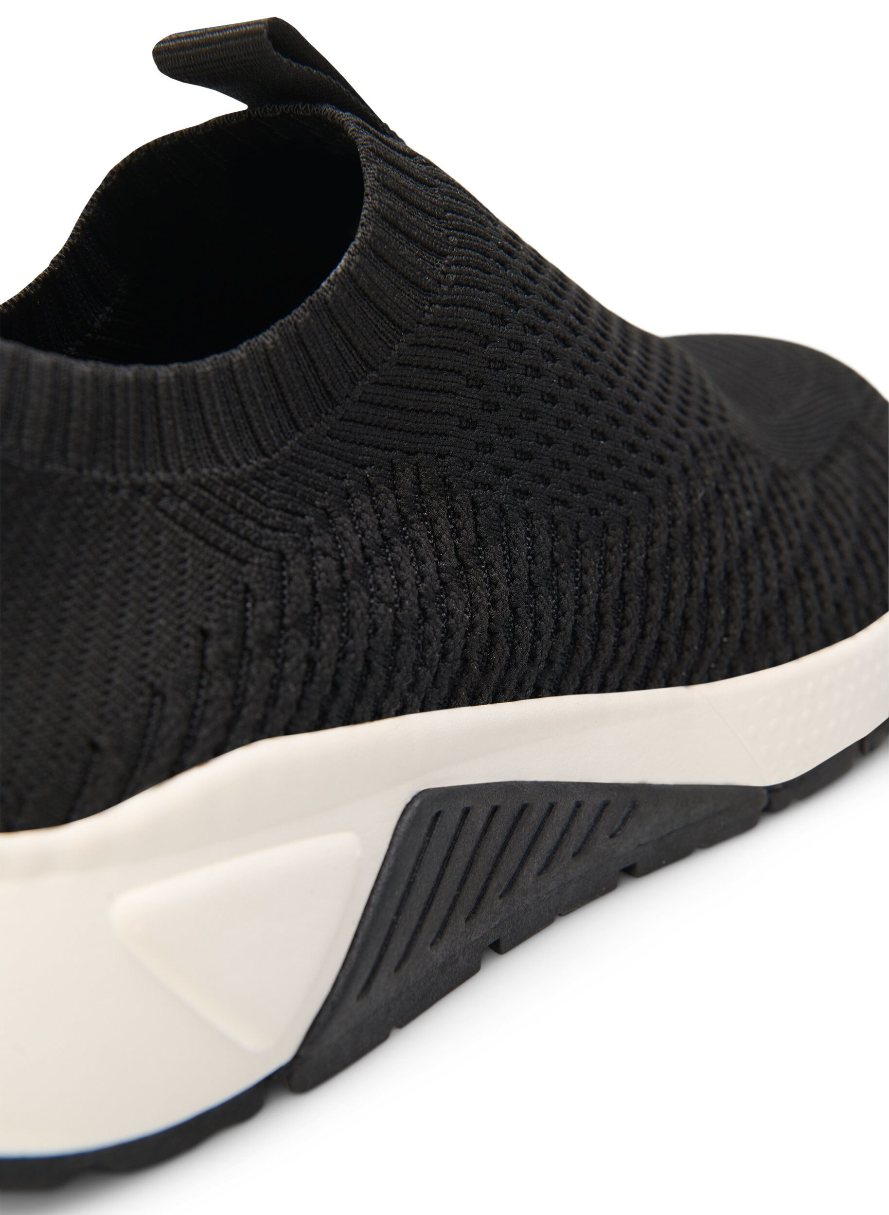Zizzi Weit geschnittener Slip-On-Sneaker, Schwarz, Packshot image number 4