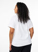 T-Shirt mit Knopfleiste, Wei&szlig;, Model image number 2