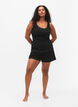 Haut &agrave; dentelle, Noir, Model image number 1