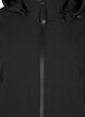 Softshell-Jacke mit abnehmbarer Kapuze, Schwarz, Packshot image number 2
