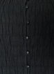 &Auml;rmelloses Top aus Baumwolle und Leinen mit Smock, Schwarz, Packshot image number 2