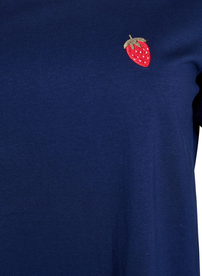 T-shirt avec broderie fraise, Naval A. W. Berry, Packshot image number 2