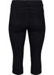  Denim-Caprihosen mit elastischem Bund, Schwarz, Packshot image number 1
