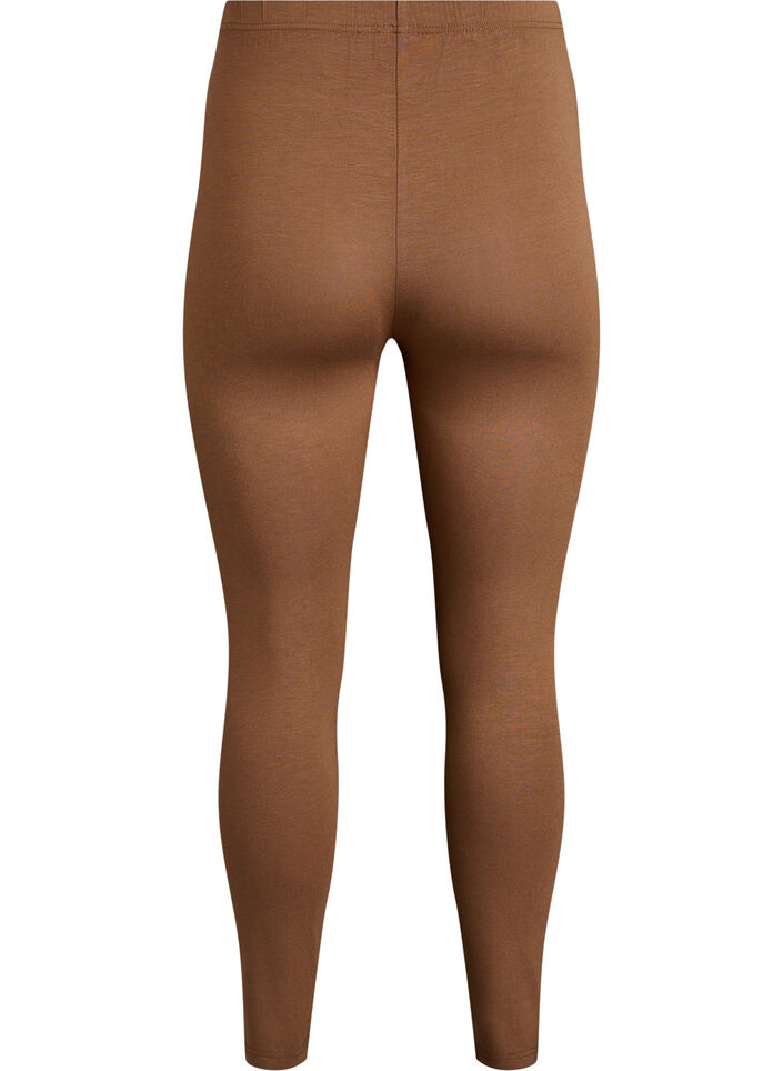 Basic Leggings aus Viskose, Braun, Packshot image number 1