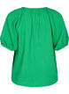 Blouse en coton &agrave; manches mi-longues, Bright Green, Packshot image number 1