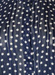 Gemusterte Bluse mit Stehkragen und 3/4-&Auml;rmeln, Blau, Packshot image number 2