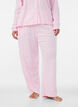 Pyjamahose aus Bio-Baumwolle mit Lochstickerei, Pink, Model image number 3