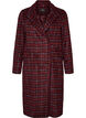 Manteau &agrave; carreaux avec poches, Bordeaux, Packshot image number 0