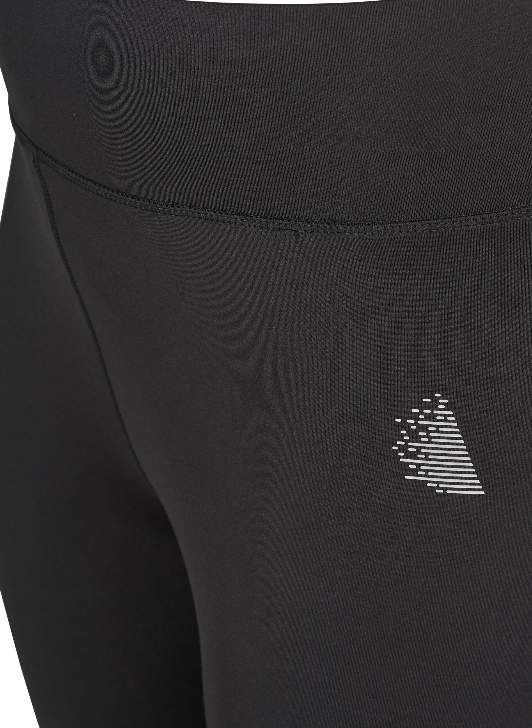 Zizzi Eng anliegende Workout-Capris, Schwarz, Packshot image number 3