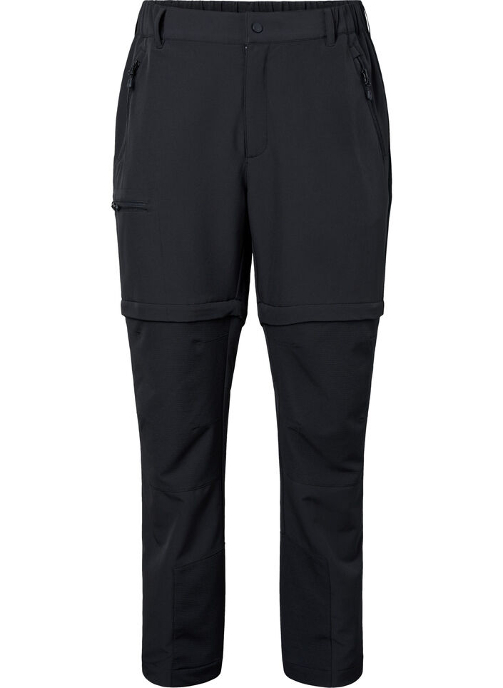 Pantalons de randonnée 2-en-1, Black, Packshot image number 0