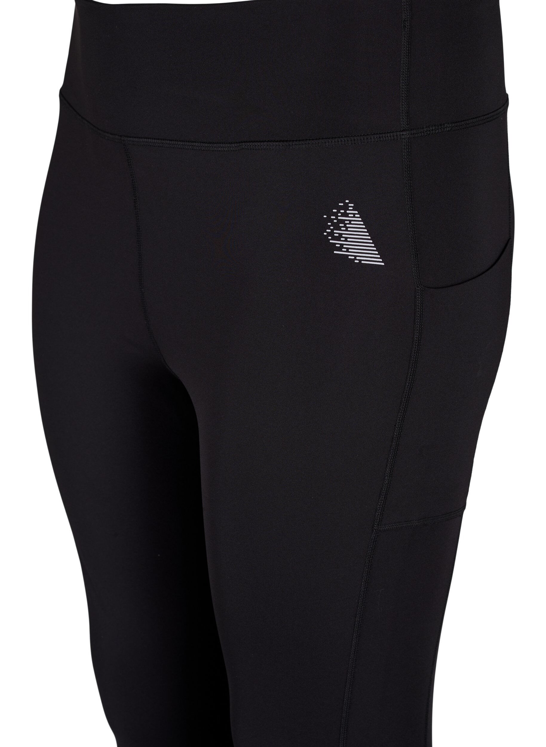 Zizzi CORE, POCKET TIGHTS - Legging de sport avec poche, Black, Packshot image number 2