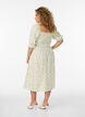 Robe d'&eacute;t&eacute; florale en viscose, Blanc, Model image number 1