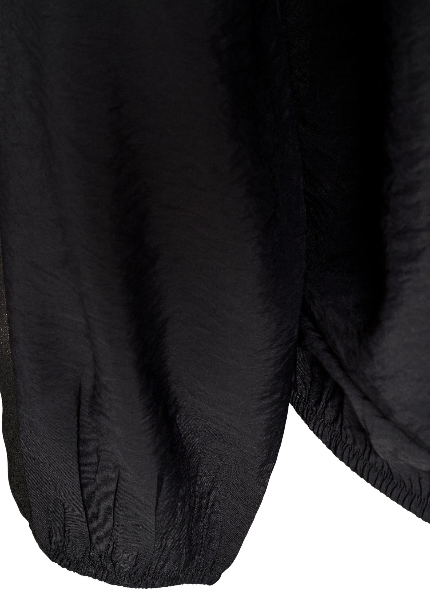 ZizziBluse mit Balloneffekt und Chiffondetails, Schwarz, Packshot image number 3