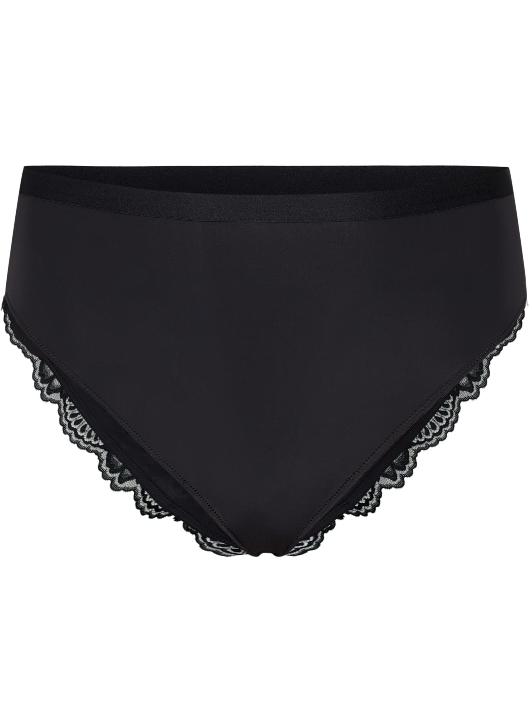 Zizzi Panty mit Spitze, Black, Packshot image number 0