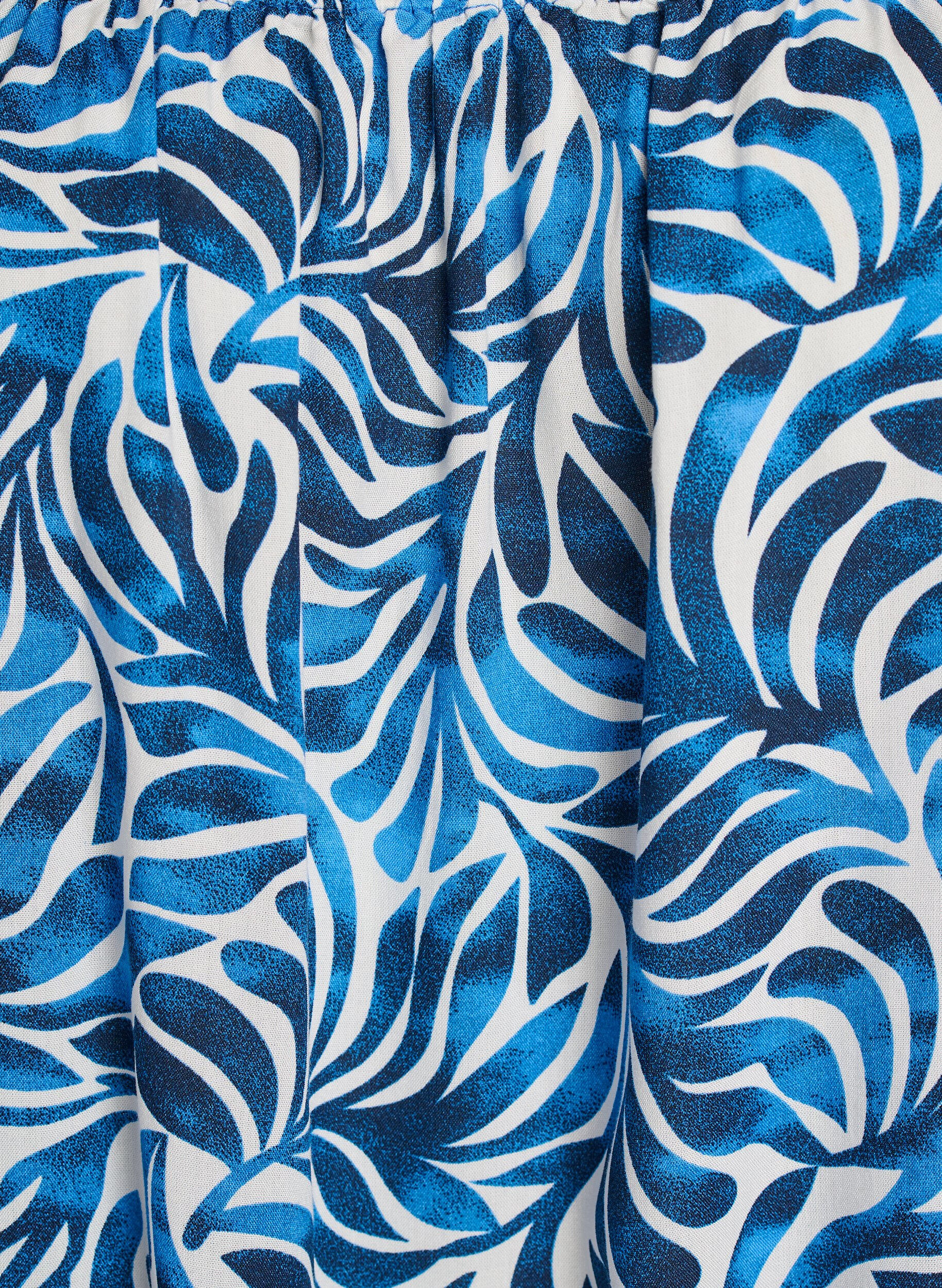 Zizzi Robe de plage en viscose avec imprim&eacute;, Bleu, Packshot image number 2