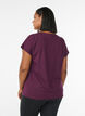 Einfarbiges Trainings-T-Shirt, Lila, Model image number 2
