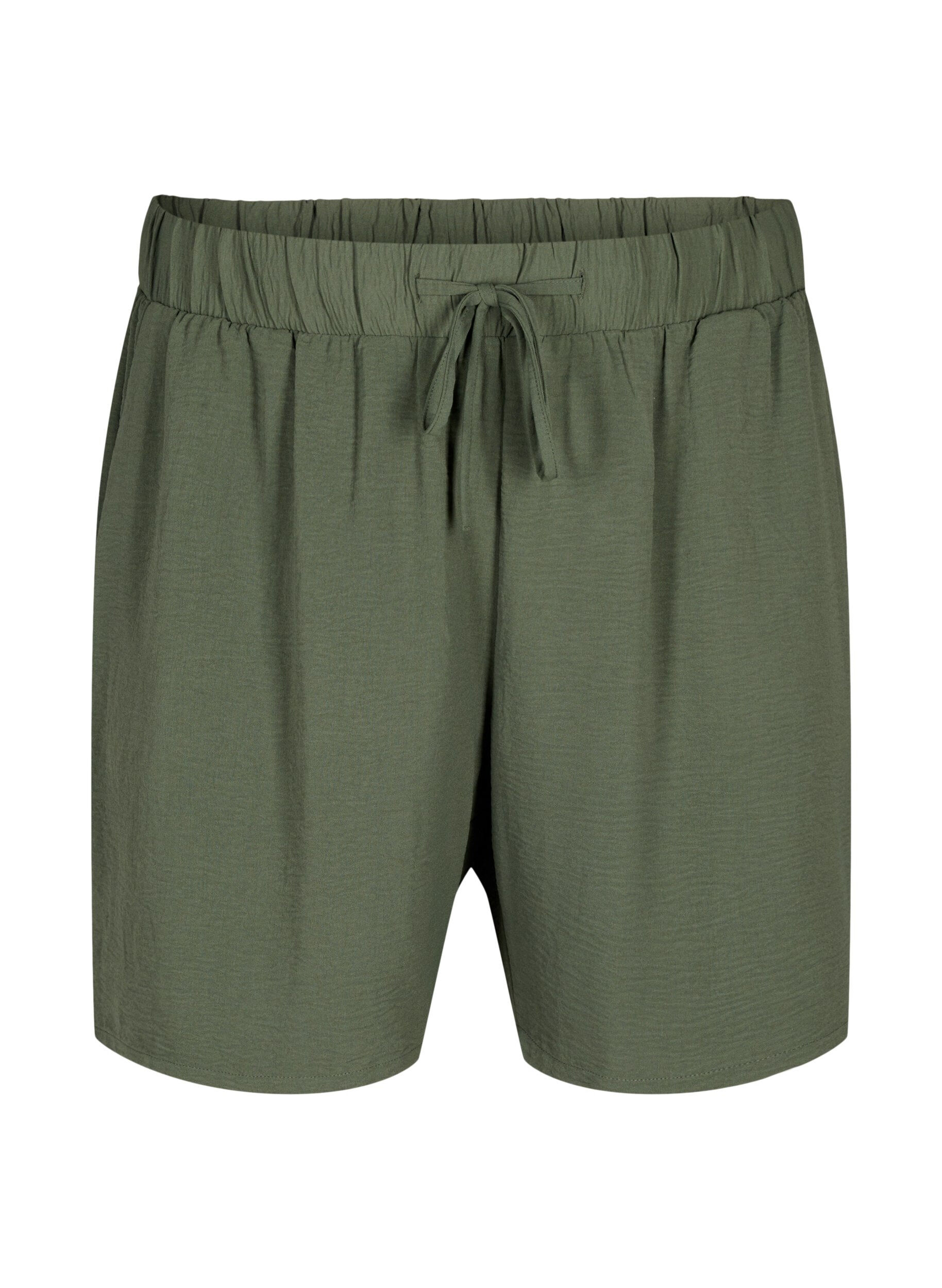 Kurze Hose mit Taschen und elastischem Bund