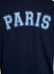 Kurzes T-Shirt-Kleid mit sportlichen Details, Blau, Packshot image number 3