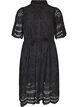 Robe chemise en broderie anglaise avec une ceinture &agrave; nouer, Noir, Packshot image number 0