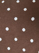 Blouse en maille &agrave; manches courtes &agrave; pois, Marron, Packshot image number 2