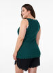 Top avec finitions en dentelle, Vert fonc&eacute;, Model image number 2