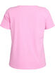 T-shirt basic uni en coton, Rose, Packshot image number 1