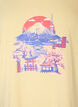 T-shirt imprim&eacute;, Jaune, Packshot image number 2