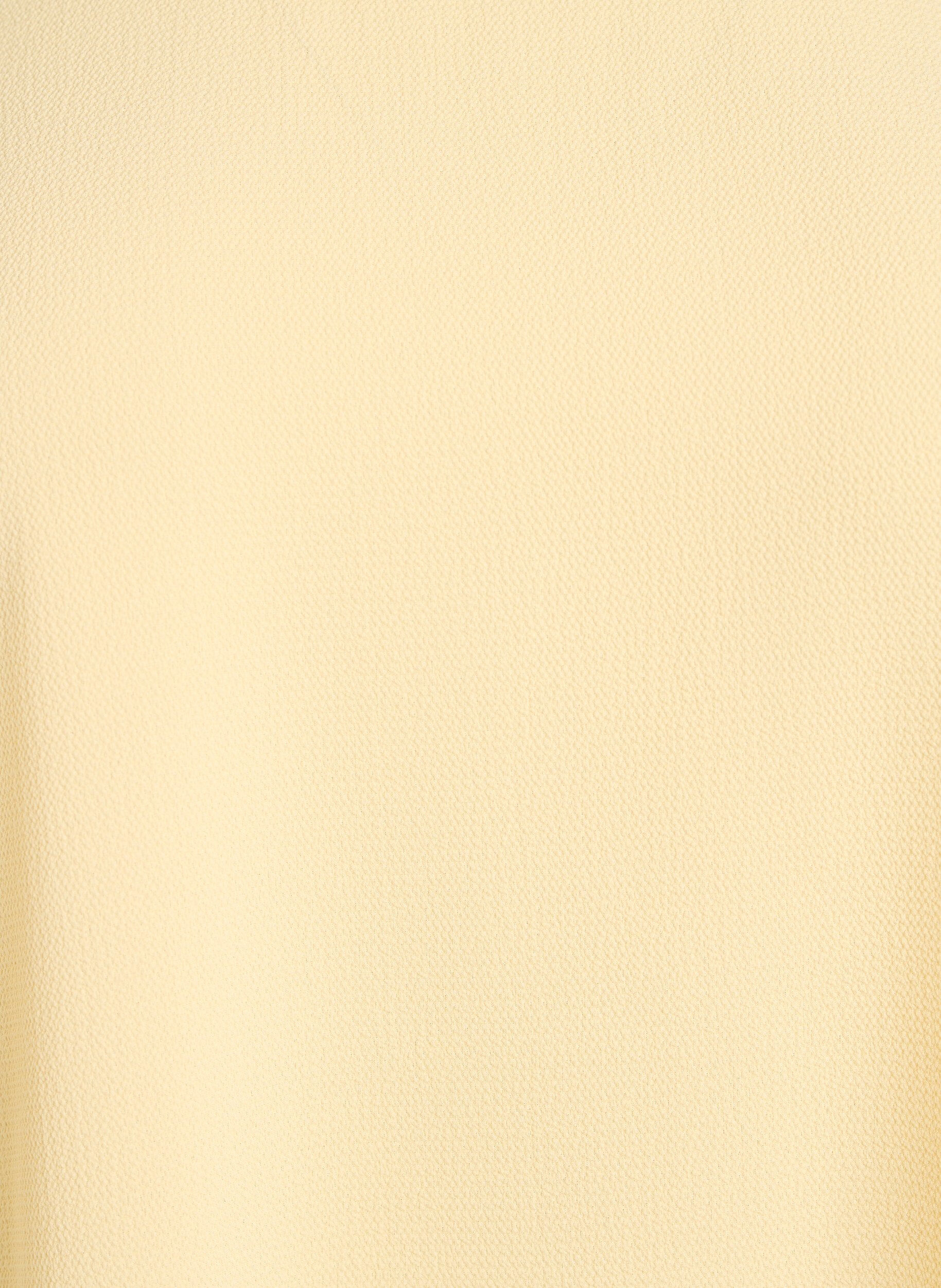 Zizzi Bluse mit kurzen &Auml;rmeln und Rundhalsausschnitt, Gelb, Packshot image number 2