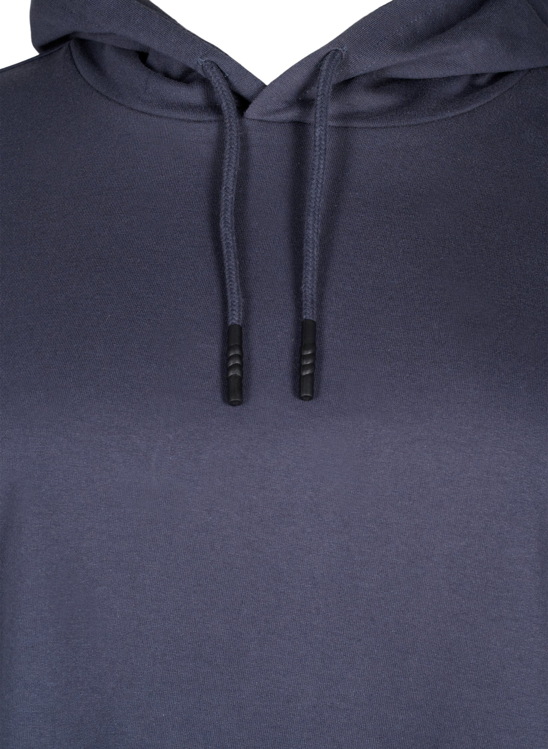 Zizzi Sweat &agrave; capuche, Ombre Blue, Packshot image number 2