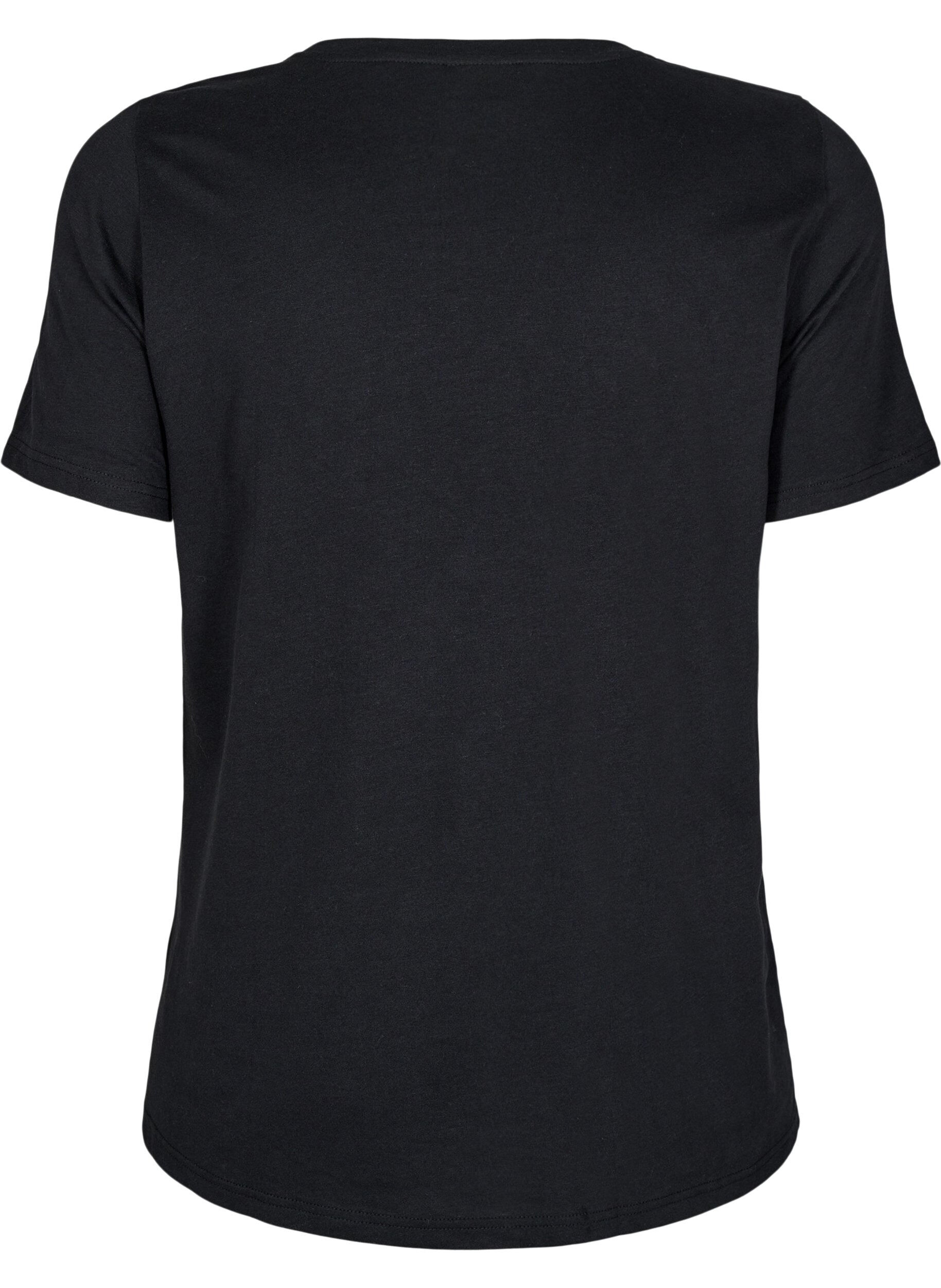 Zizzi FLASH - T-Shirt mit Print, Schwarz, Packshot image number 1