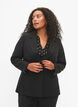 Blazer avec une fermeture à bouton unique, Black, Model image number 0