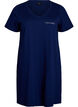 Chemise de nuit en coton biologique et &agrave; col en V, Bleu, Packshot image number 0