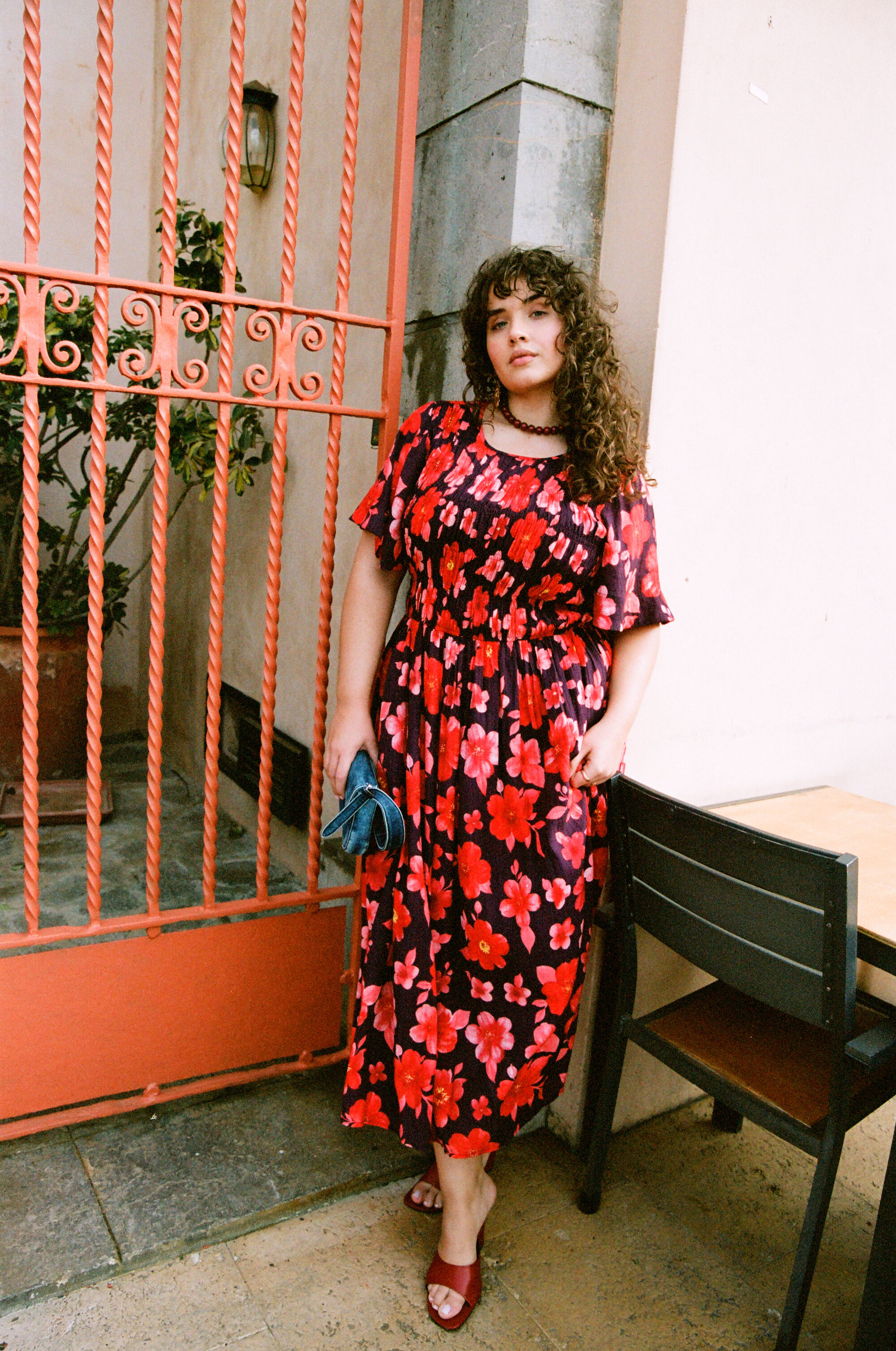 ZizziFlorale Eleganz in Rot, , Model