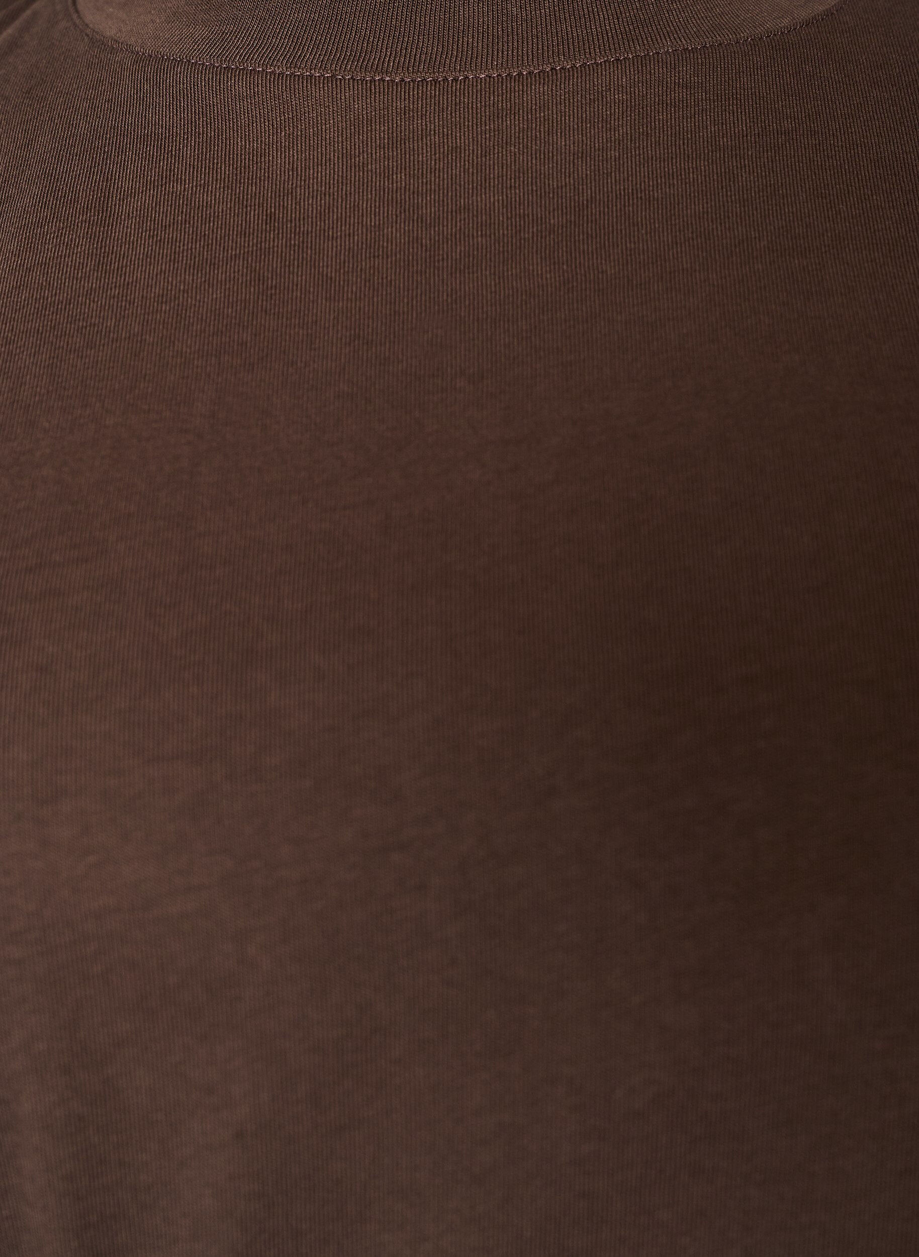 ZizziT-shirt avec d&eacute;tail drap&eacute;, Marron, Packshot image number 2