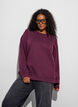 Sweat-shirt &agrave; col ras du cou, Bordeaux, Model image number 0