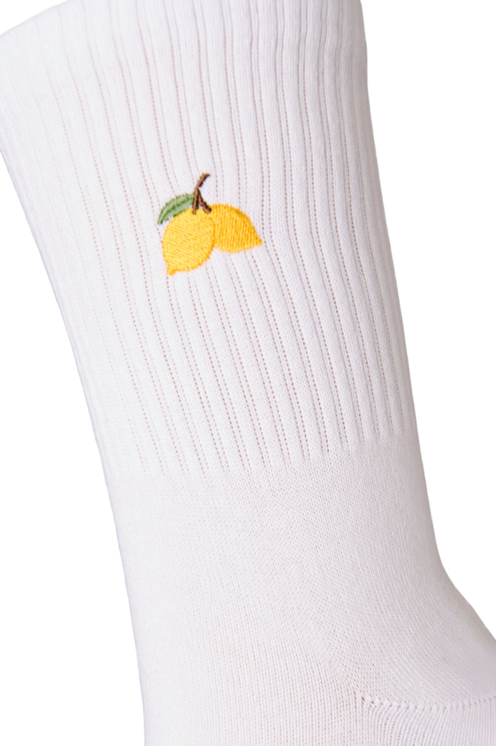 Zizzi Socken aus Baumwolle mit Mustern, Wei&szlig;, Packshot image number 2