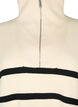 Pullover mit Streifen und hohem Kragen	, Birch w. Black, Packshot image number 2