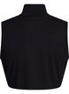 Gekürztes Jerseytop mit hohem Kragen, Schwarz, Packshot image number 1