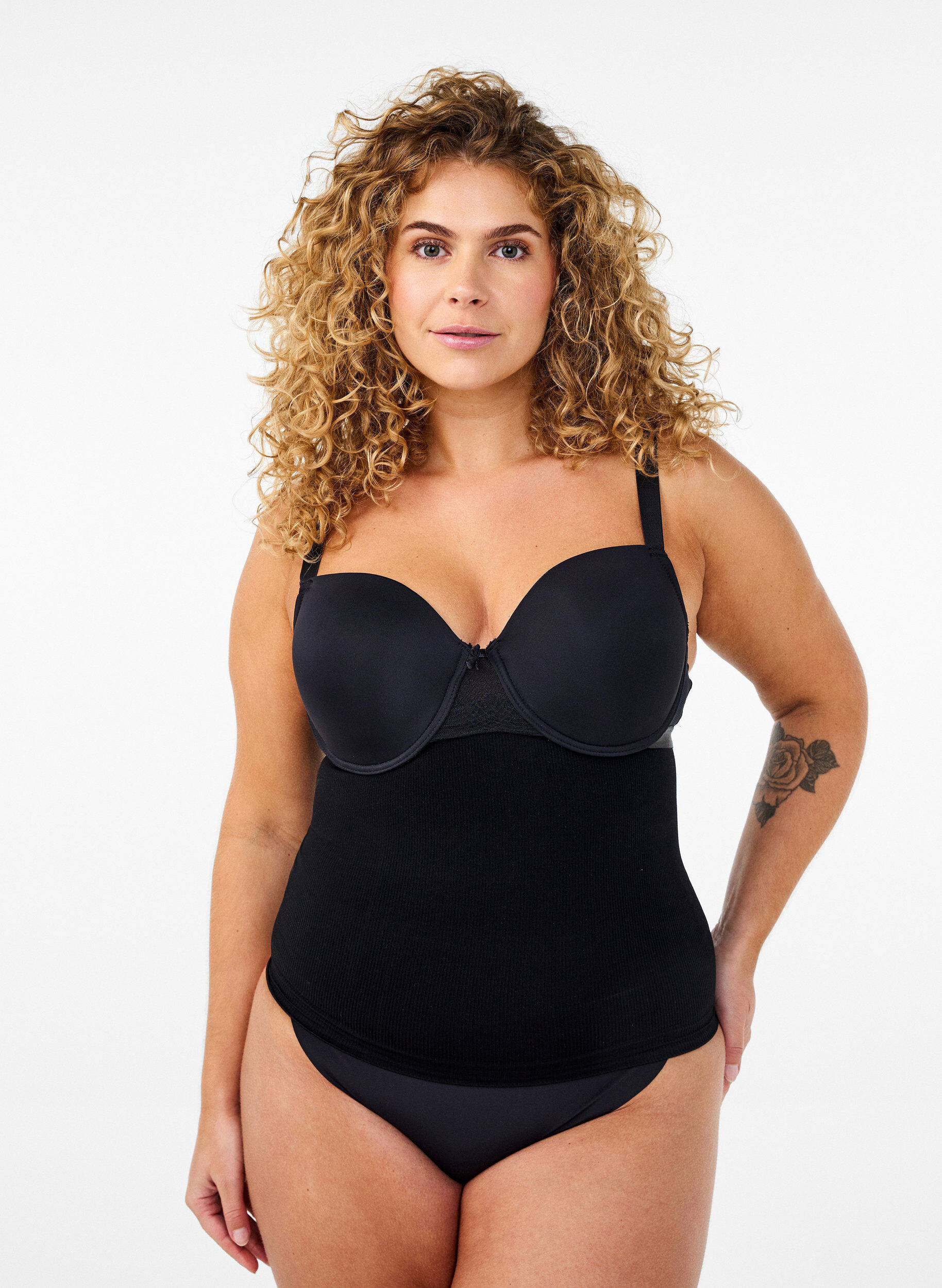 Zizzi Shapewear Taillenformer, Black, Model image number 0