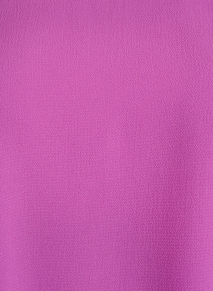 Blouse &agrave; manches courtes et encolure ronde, Violet, Packshot image number 2