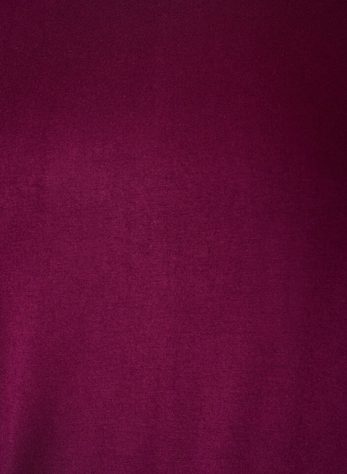 Blouse en jersey avec des manches ballon au coude, Violet, Packshot image number 2